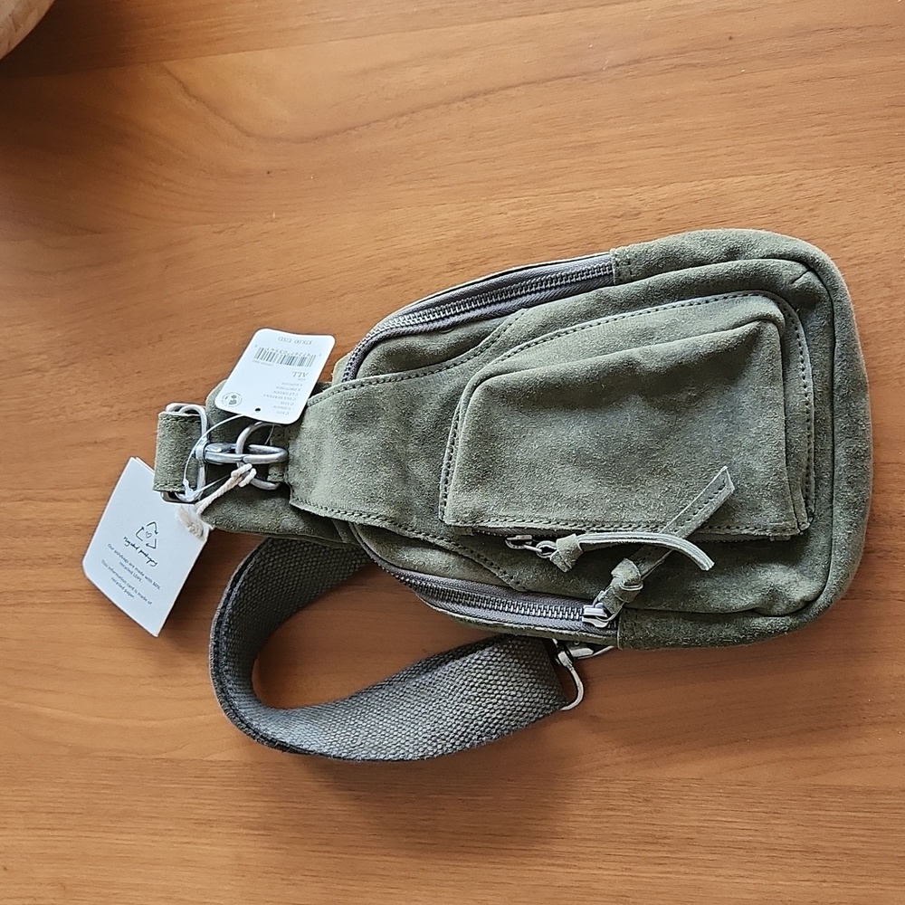 Free People Hudson suede bag NWT